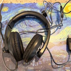 HamiltonBuhl Over-Ear Wired Headphones in Black